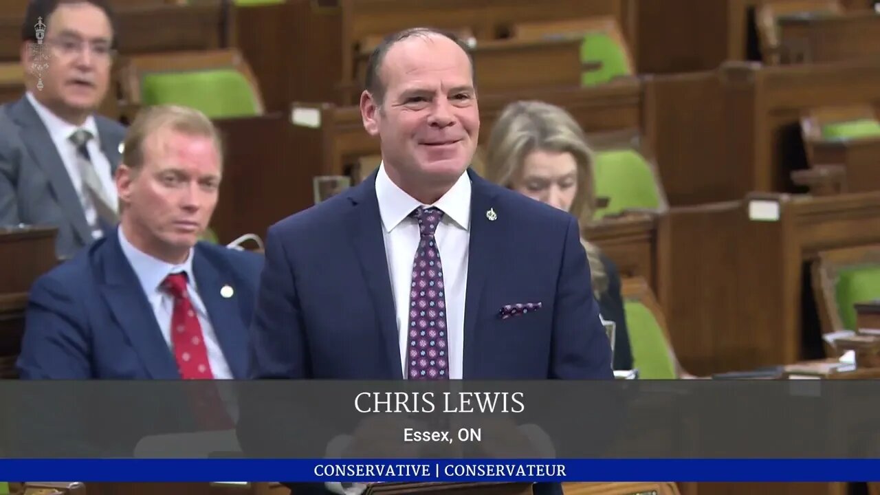 Chris Lewis MP - 3rd Reading Speech - Private Members Bill C241 - for Canadas Skilled Trade Workers