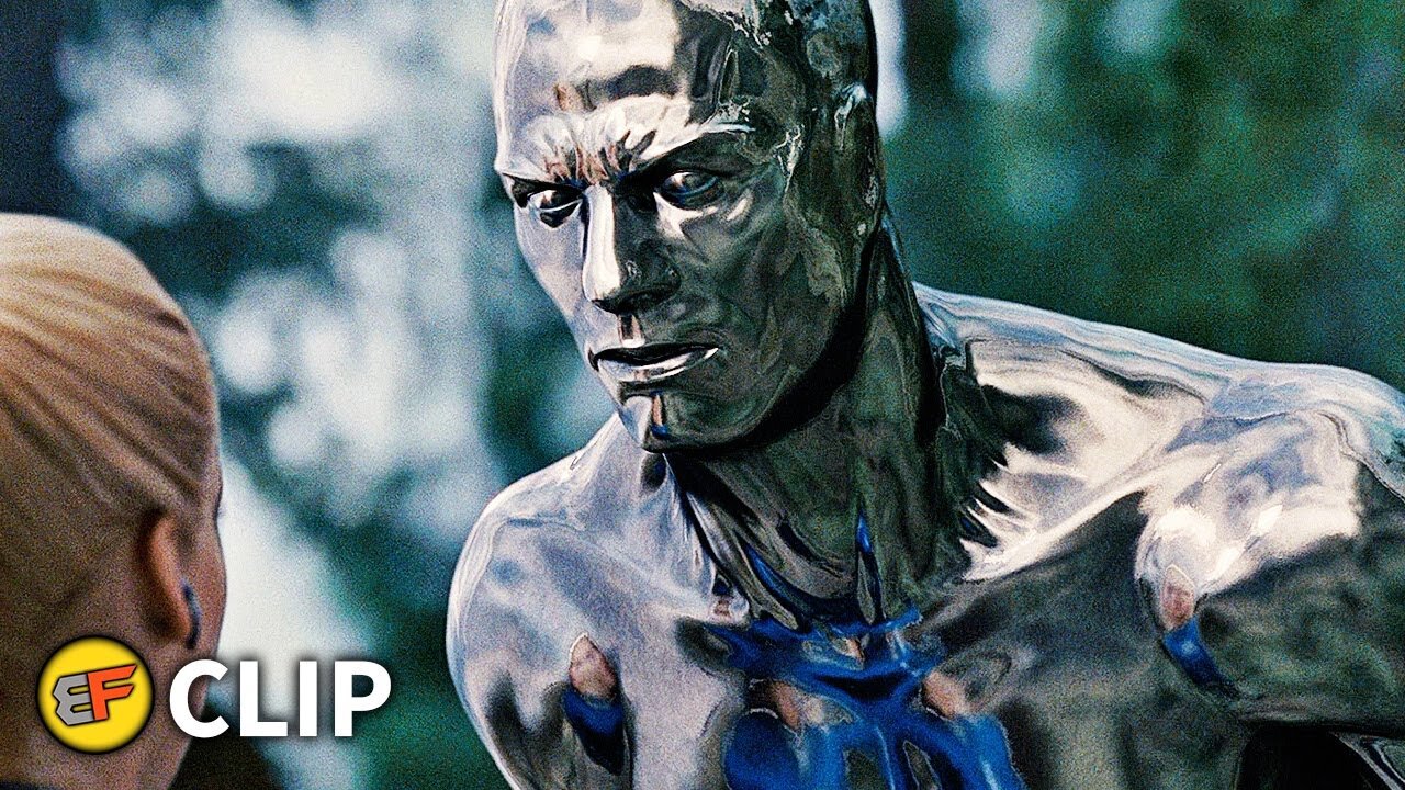 Silver Surfer Confronts Sue Storm Scene | Fantastic Four Rise of the Silver Surfer (2007)