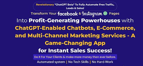 BotifyAI: Automate, engage, and convert with AI-powered chatbots for Facebook, Instagram, SMS, email