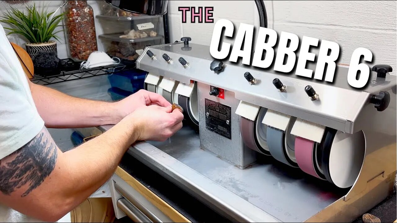 First Time Polishing Agate w/ Cabbing Machine | Lapidary Equipment