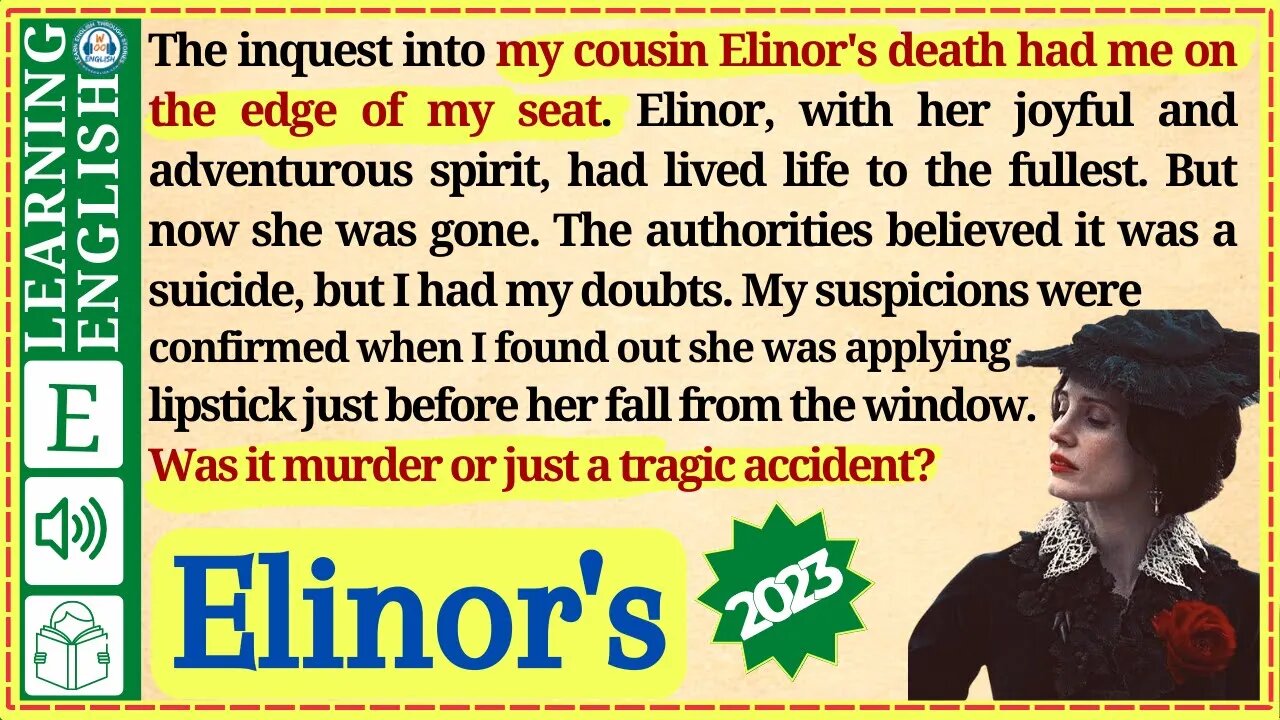 learn English through story level 2 🍁Elinor's - Read Story to Learn English