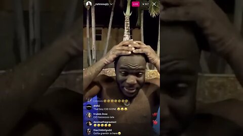 NATESOUGLY IG LIVE: Nate Celebrats His Birthday Day Lit AF In Swimming Pool. Ft. kingCid (02-02-23)