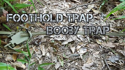 How to use a foothold trap as a perimeter alarm