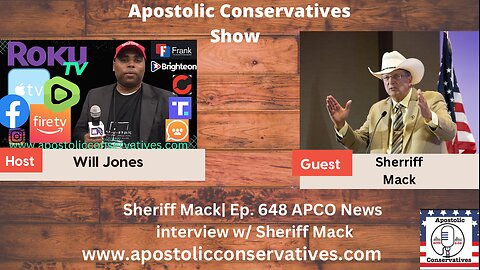 Sheriff Mack| Ep. 648 APCO News interview w/ Sheriff Mack