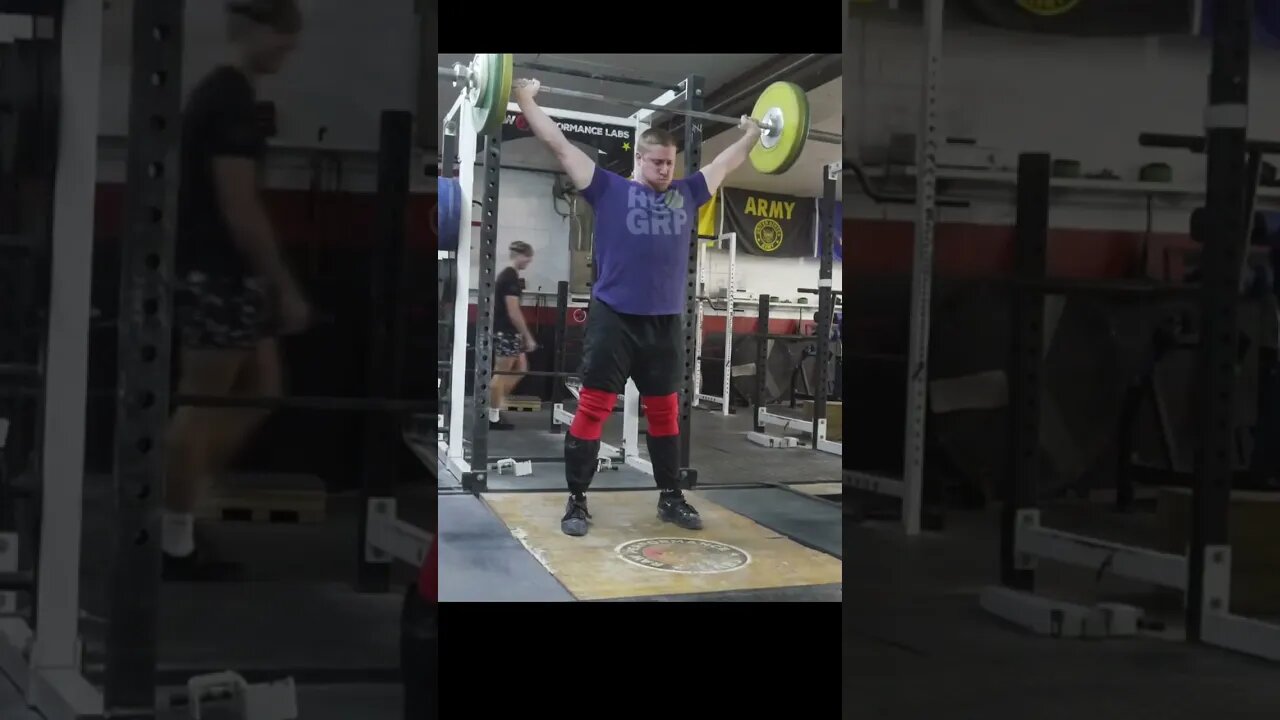85 kg / 187 lb - Muscle Snatch