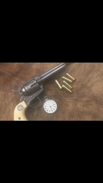 Colt Frontier Six Shooter with black powder! #shorts