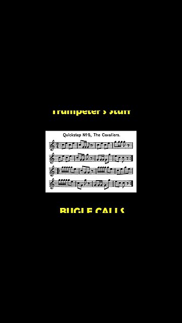 #Shorts QuickSteps 05 - The Cavaliers - Bugle Calls on Trumpet [Army Wake Up Trumpet]