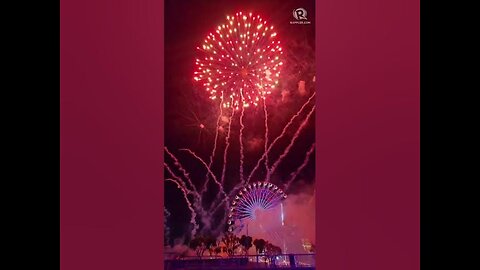 Pampanga Eye becomes giant lantern of hope with stunning light and fireworks display