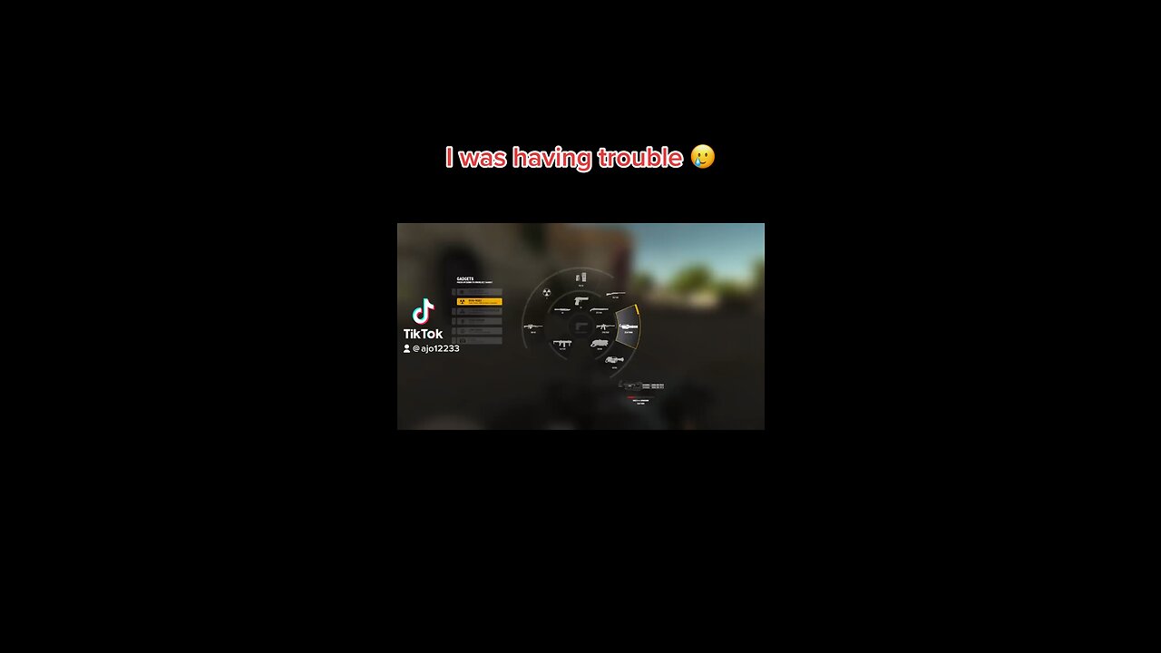 I was having trouble 🥲