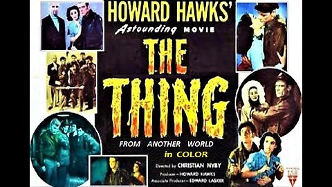 THE THING 1951 in COLOR Arctic Explorers find a Thing from Another World REMASTERED FULL MOVIE