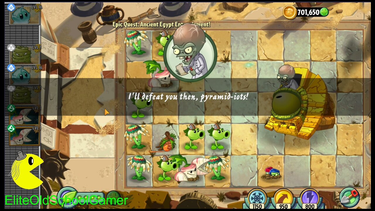 Plants vs Zombies 2 - Epic Adventure Quest - Ancient Egypt Entanglement - February 2023