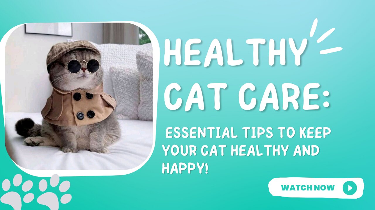 Healthy Cat Care: Essential Tips to Keep Your Cat Healthy and Happy!