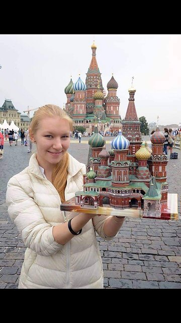 Русские сувениры, Муромская зима, Вложенная церковь и Владимирская область, Россия