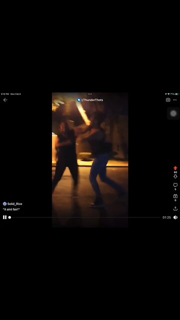 This Backy got her ass kicked