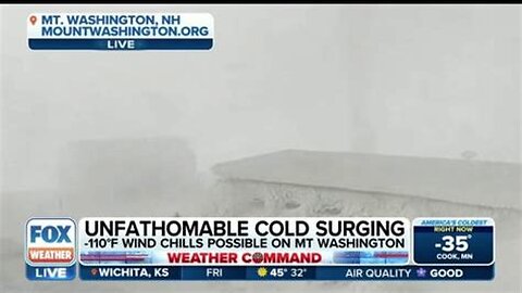 Global Warming Strikes Mt. Washington With -110 Degrees Freeze Out!