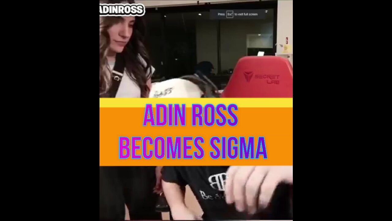 Adin Ross Becoming A Sigma Male