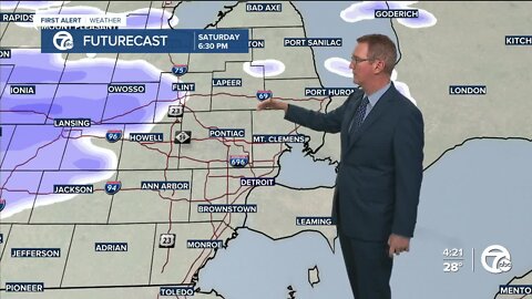 Snow tonight around 1"