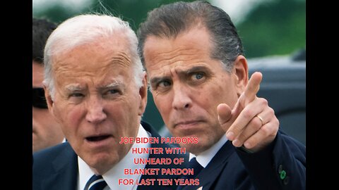 BREAKING: JOE BIDEN CONFIRMS HIS SON HUNTER IS ABOVE THE LAW