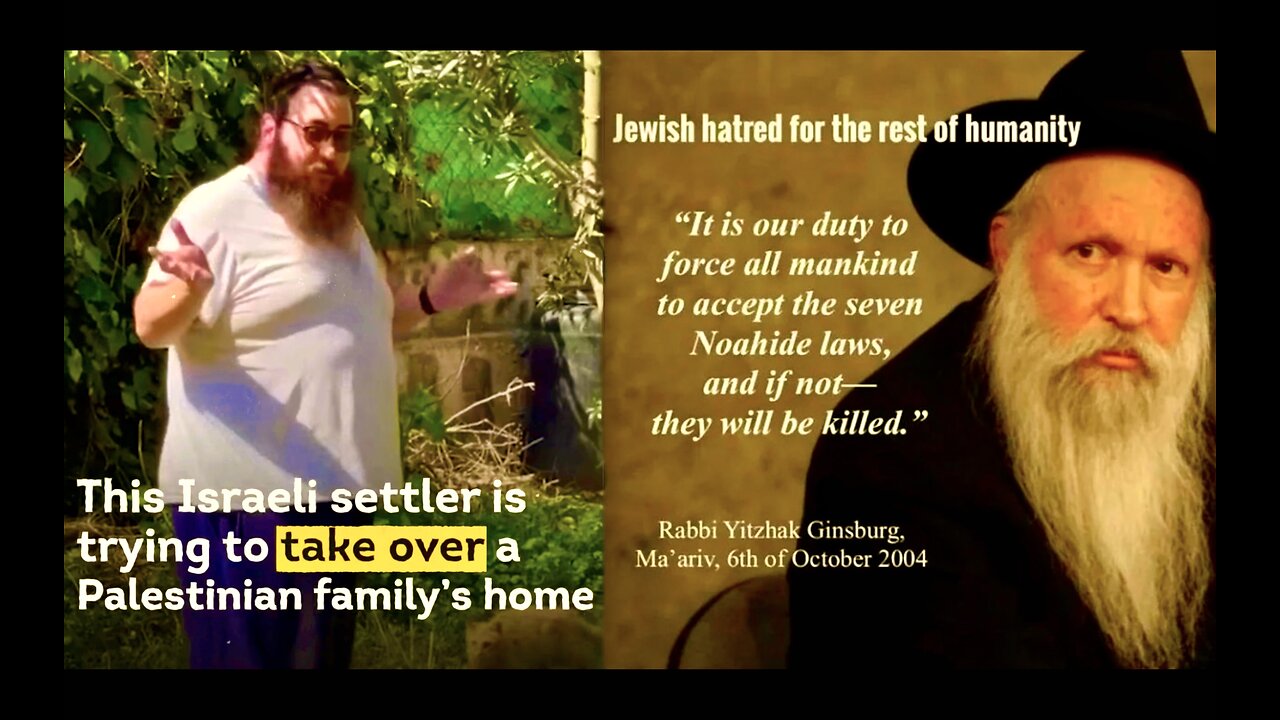 News Media Silent As Jews Steal Homes From Palestinians Ignore Jewish Hatred For Rest Of Humanity