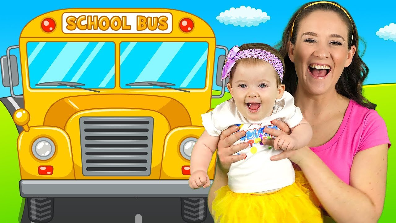 Wheels On The Bus + Street Vehicles Nursery Rhyme for Kids by Speedies