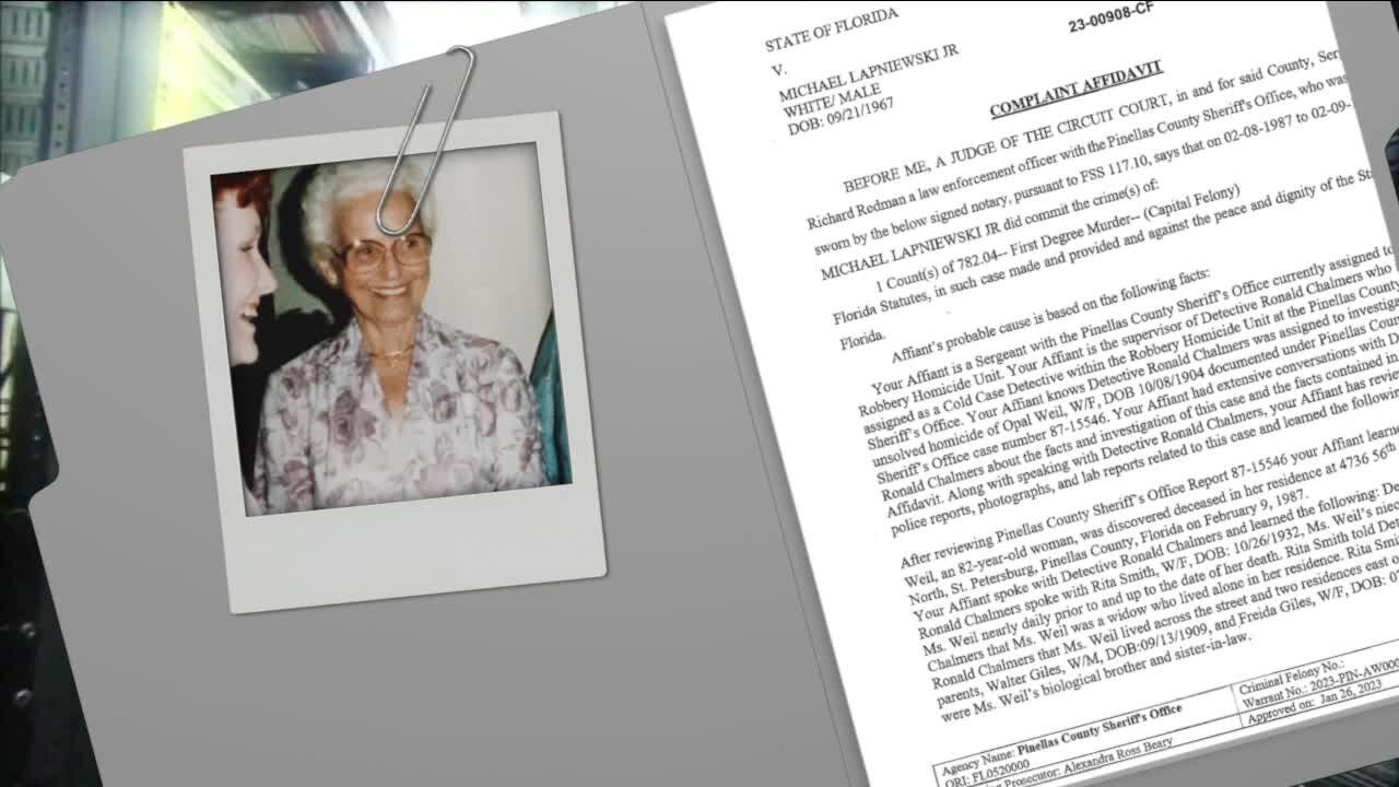 Genealogical technology leads to arrest in 36-year-old cold case of elderly St. Pete woman