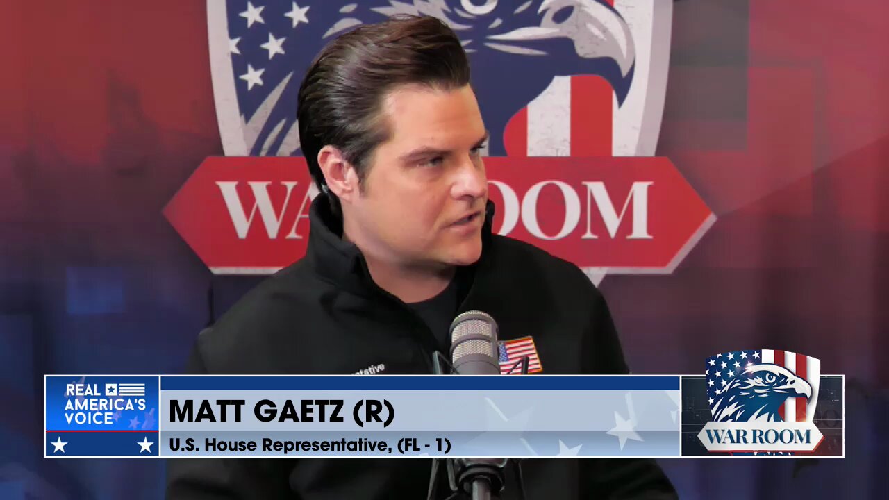 Rep. Matt Gaetz Lays Out His Plans For Holding The U.S. Government Accountable