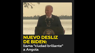 Biden se lía y llama “ciudad brillante” a Angola