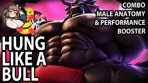 🍆🐂 HUNG like a BULL 😳😇 Increase SIZE and PERFORMANCE! Penis/Testicle Enlarging Subliminal