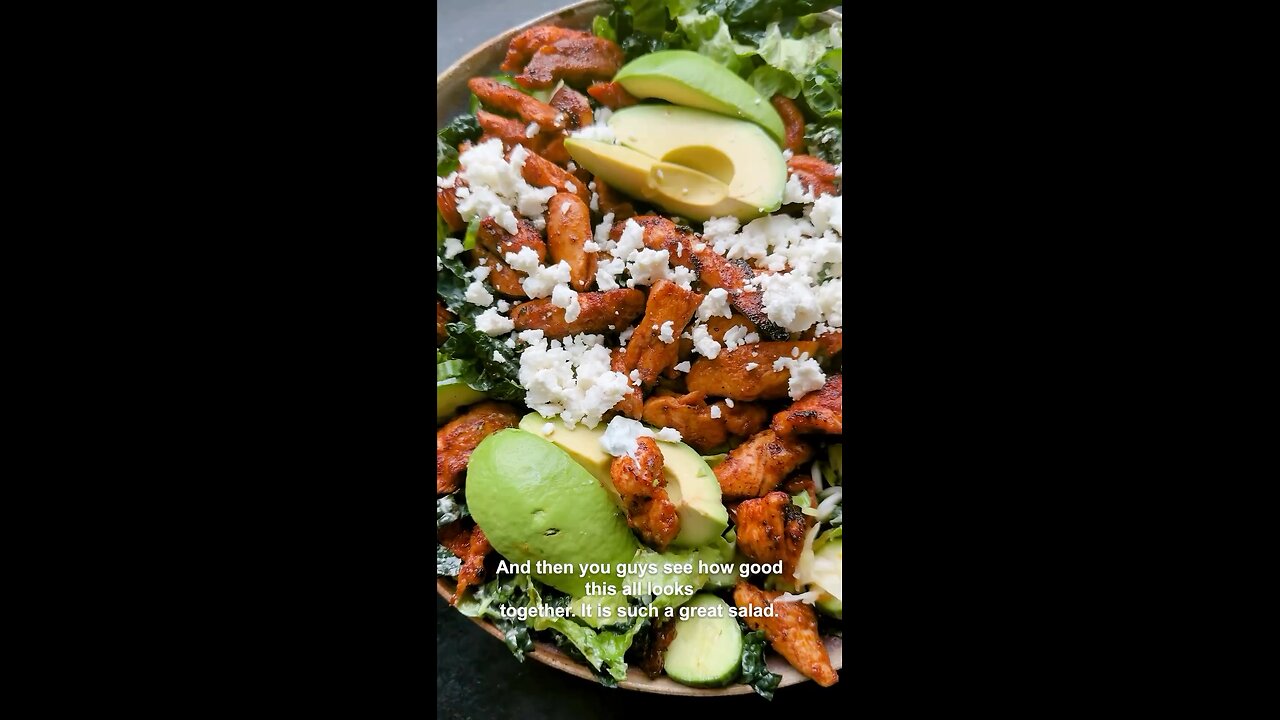 Chicken Tzatziki Avocado Salad