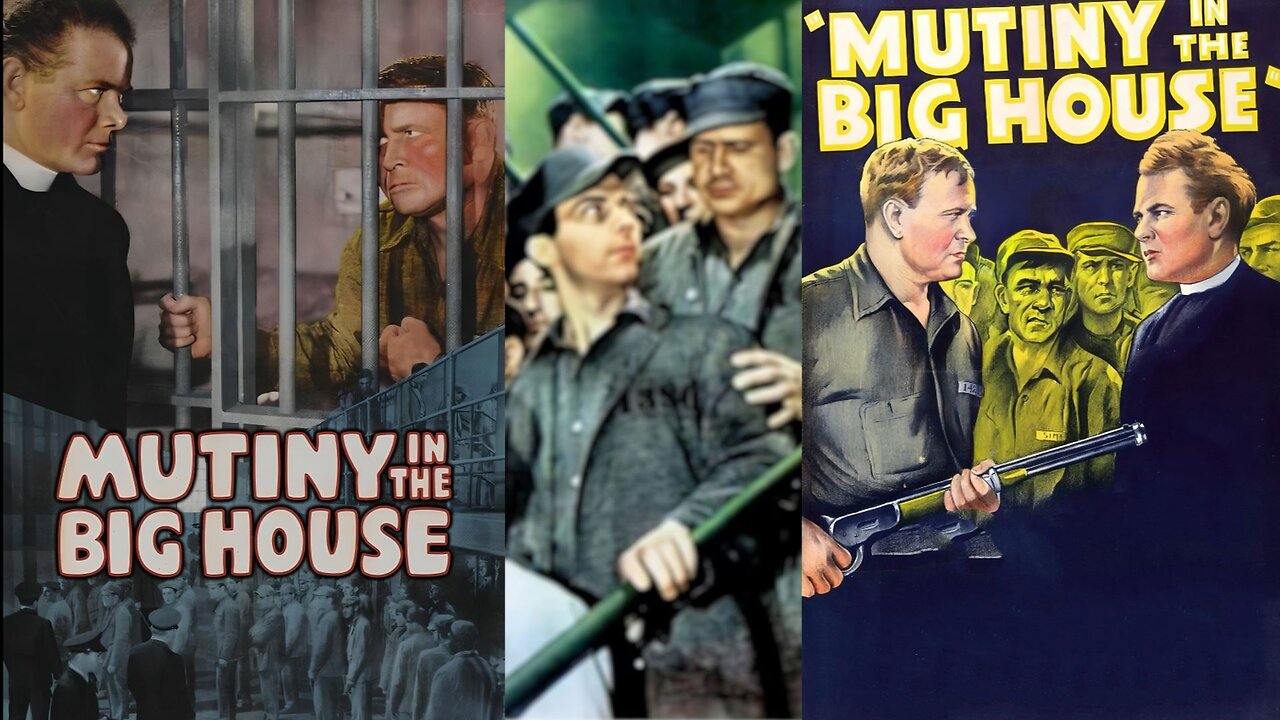 MUTINY IN THE BIG HOUSE (1939) Charles Bickford, Barton MacLane & Pat Moriarity | Crime, Drama | B&W