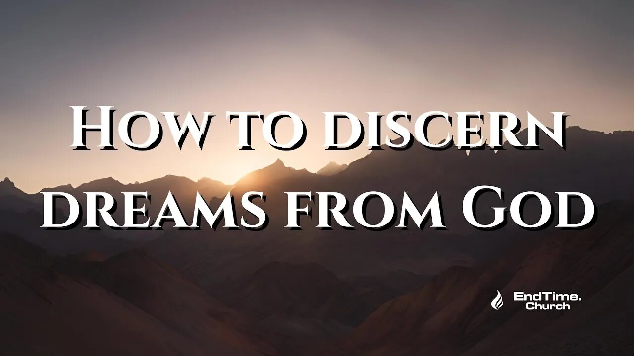 How to discern dreams from God (Live Service 2024 December 2)