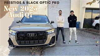 New Refreshed 2025 AUDI Q7 55 w/Prestige and Black Optic Package