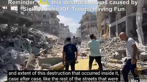 Jabalia Camp Jaw Dropping Staggering Destruction Everywhere From Sick Sadistic IDF Troops Having Fun