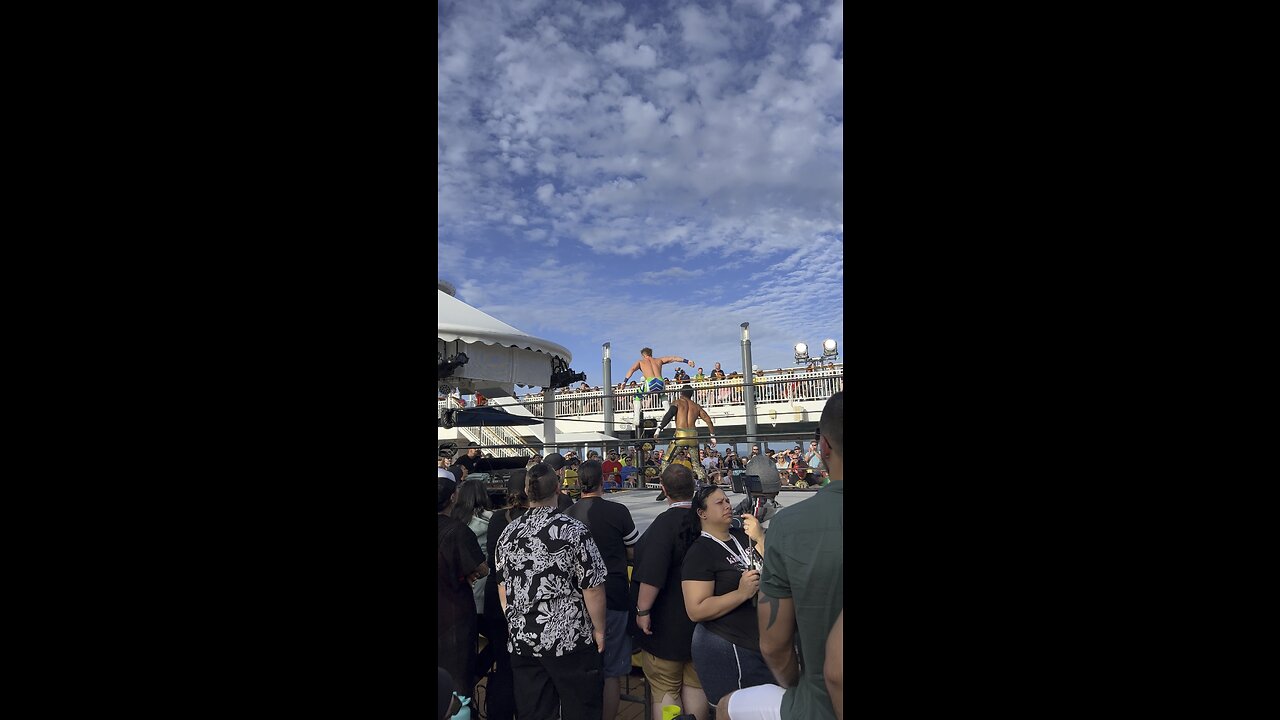 Action Andretti Flies Against Captain Shawn Dean - Chris Jericho Cruise 2023