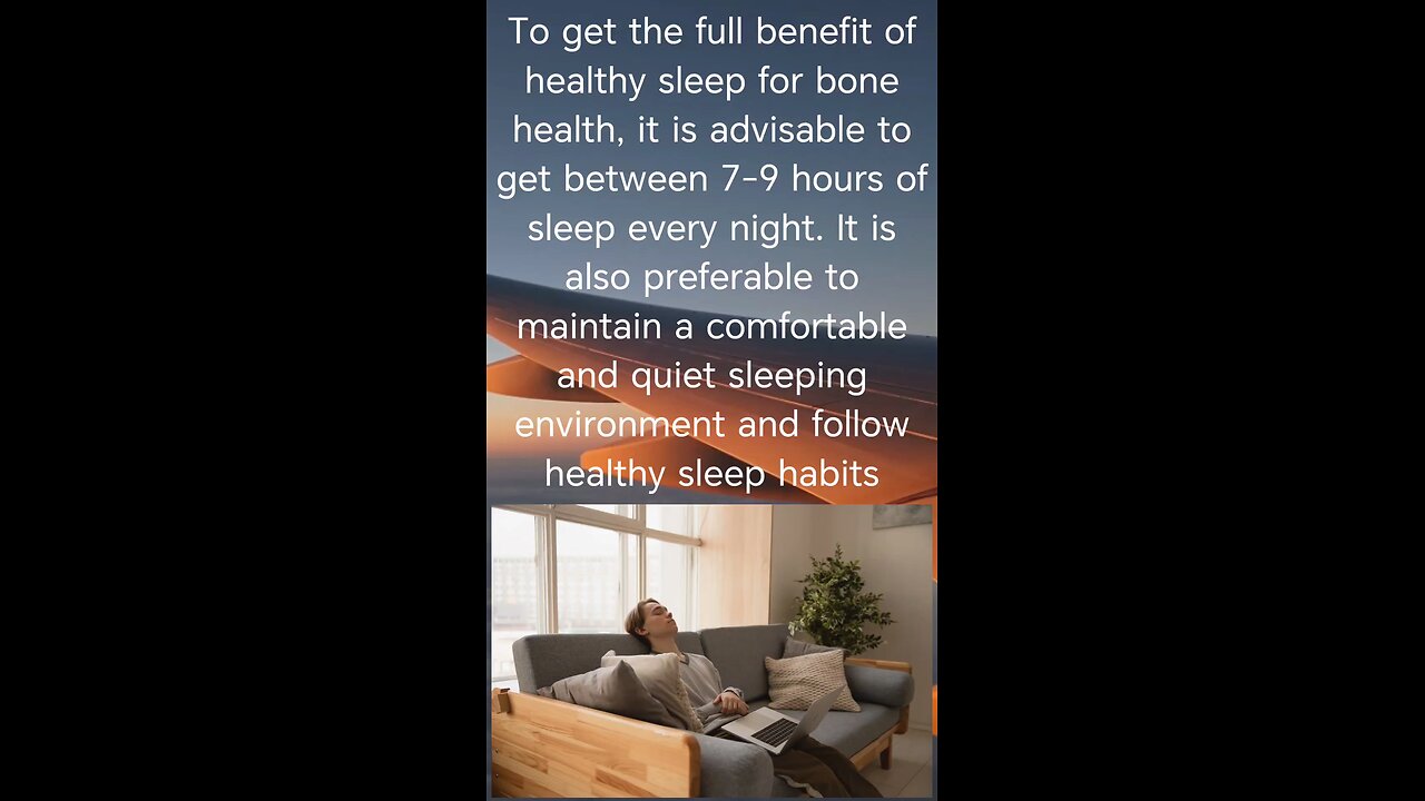 Good sleep and bone health