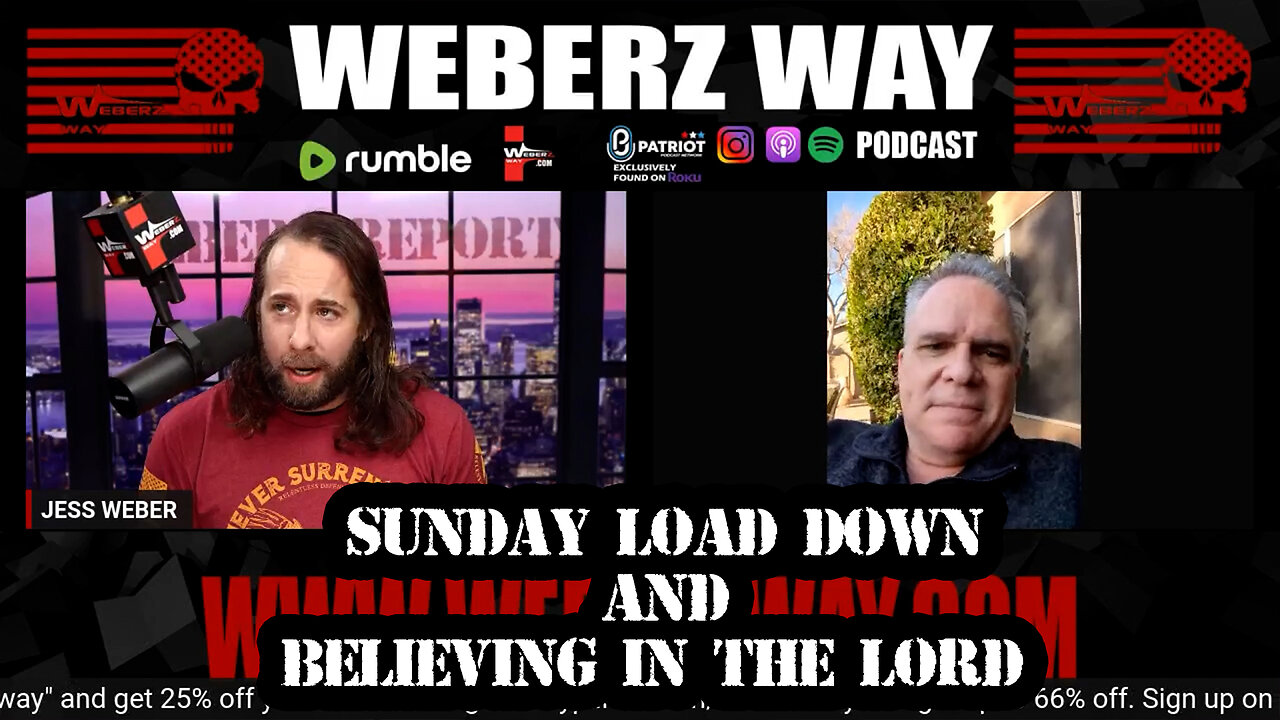 WEBERZ REPORT - SUNDAY NIGHT LOAD DOWN