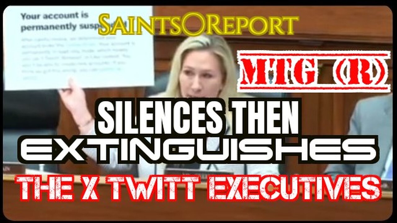 2506. 🇺🇸 MTG (R) Extinguishes The Left X Twitts (Entire 5 Minutes)