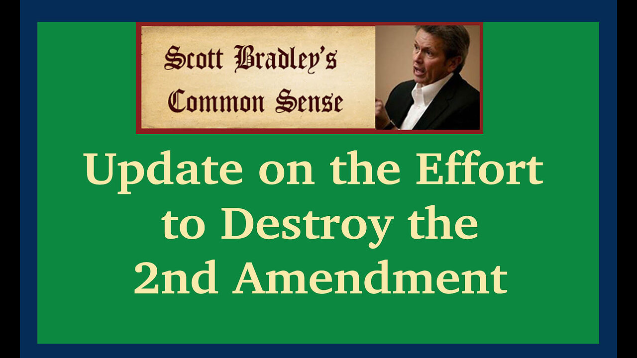 Update on the Effort to Destroy the 2nd Amendment