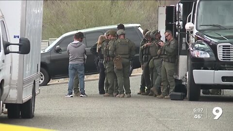 One man in custody after 6-hour standoff with SWAT