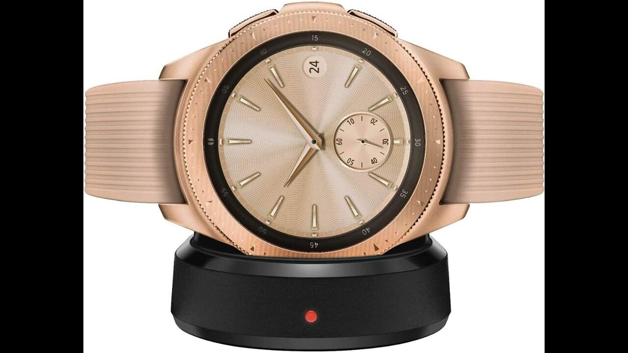 Samsung Galaxy Watch (42mm) Smartwatch (Bluetooth) AndroidiOS Compatible -SM-R810 (Rose Gold)