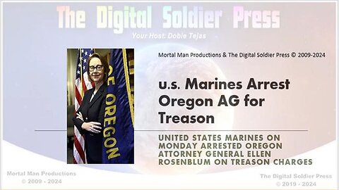 U.S. MARINES ARREST OREGON AG FOR TREASON