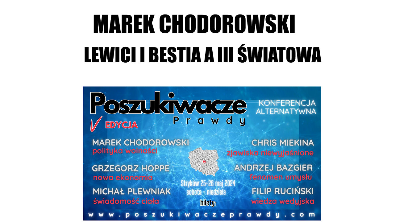 MAREK CHODOROWSKI –LEWICI I BESTIA A III ŚWIATOWA