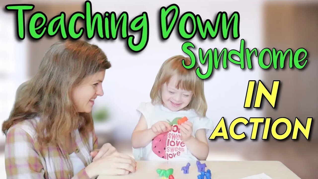 **REAL & RAW** How I Teach my Child with DOWN SYNDROME || Preschool at 5 Years Old