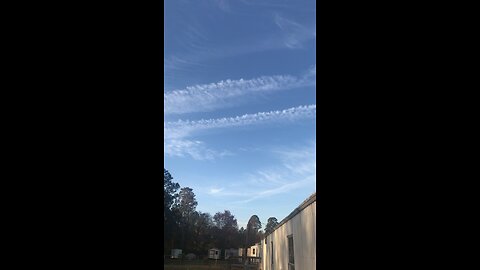 ChemTrails over Brunswick, Georgia