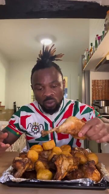 How Is That Your First Bite Off A Piece Of Chicken, Are You A Dragon? 👀