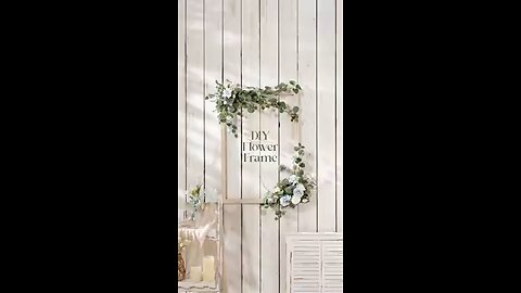 Blossom into Creativity: DIY Flower Frame Fun