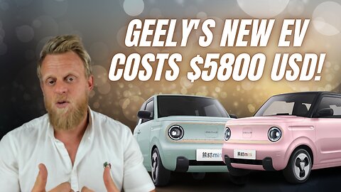 The Geely Panda Mini EV has up to 200 km range - it's amazing at this price!