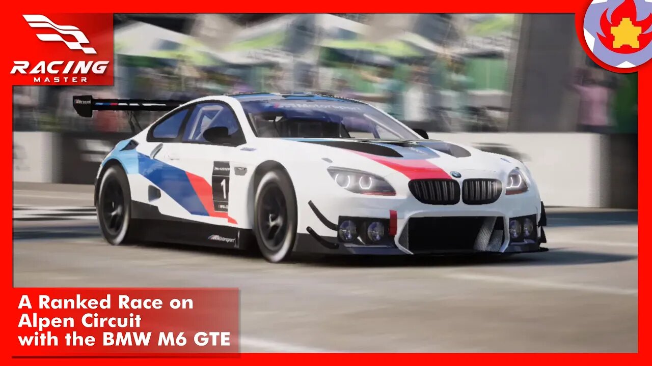 A Ranked Race on Alpen Circuit with the BMW M6 GT3 | Racing Master