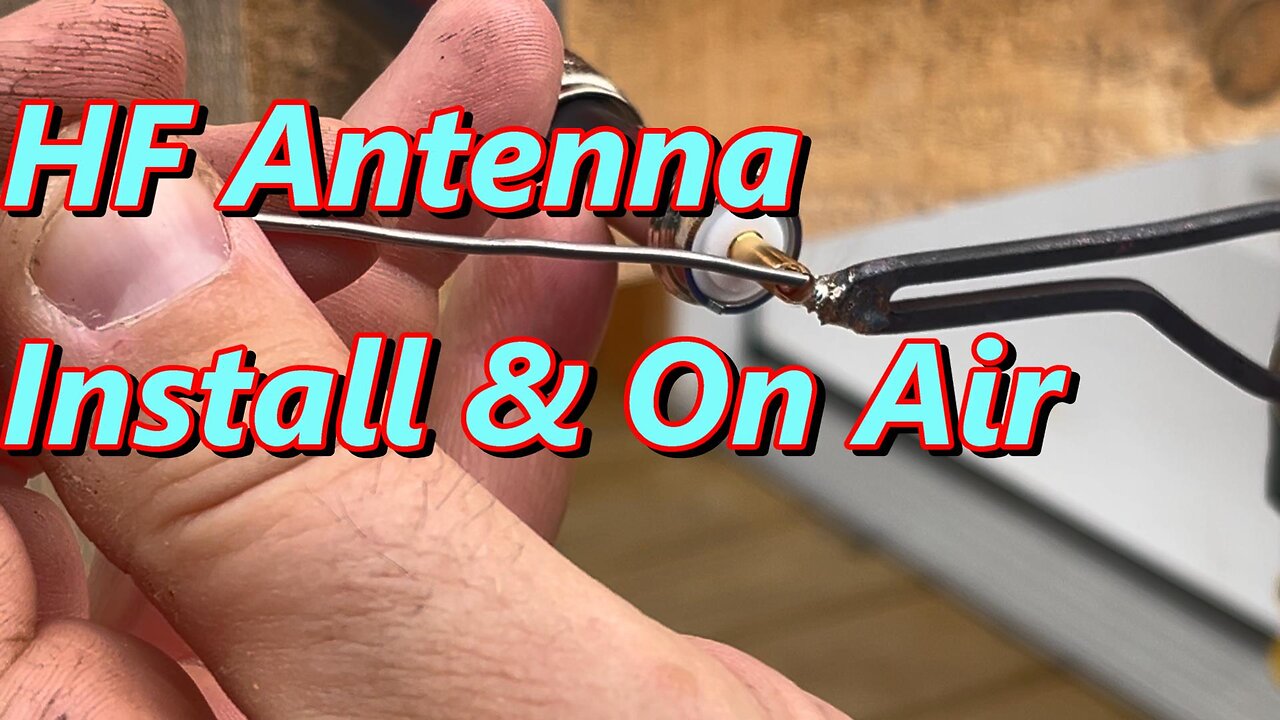 HF (Shortwave) Antenna Install & On Air