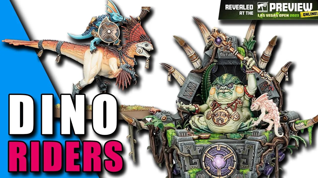 LVO 2023 reveals NEW Seraphon revealed for Age of Sigmar!!